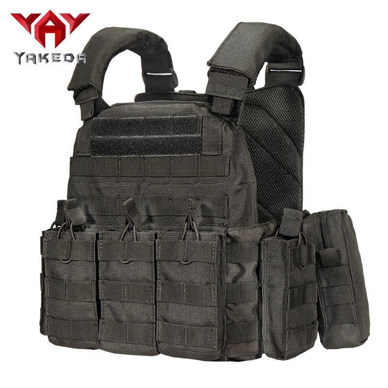 image-Combat Camouflage Amphibious Tactical Vest Outdoor Military Fan CS Tactical Vest