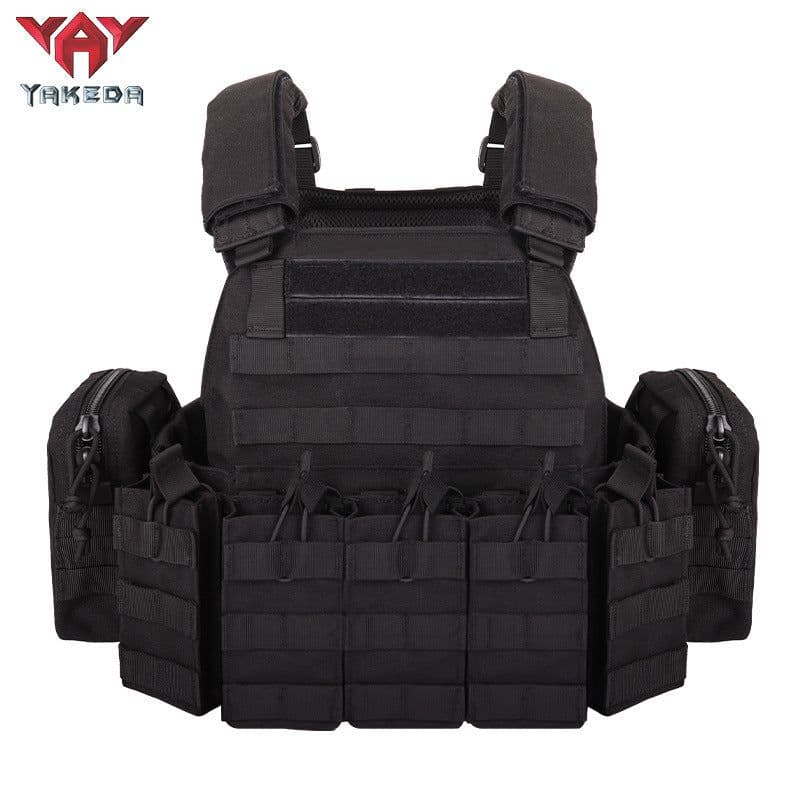 image-Combat Camouflage Amphibious Tactical Vest Outdoor Military Fan CS Tactical Vest