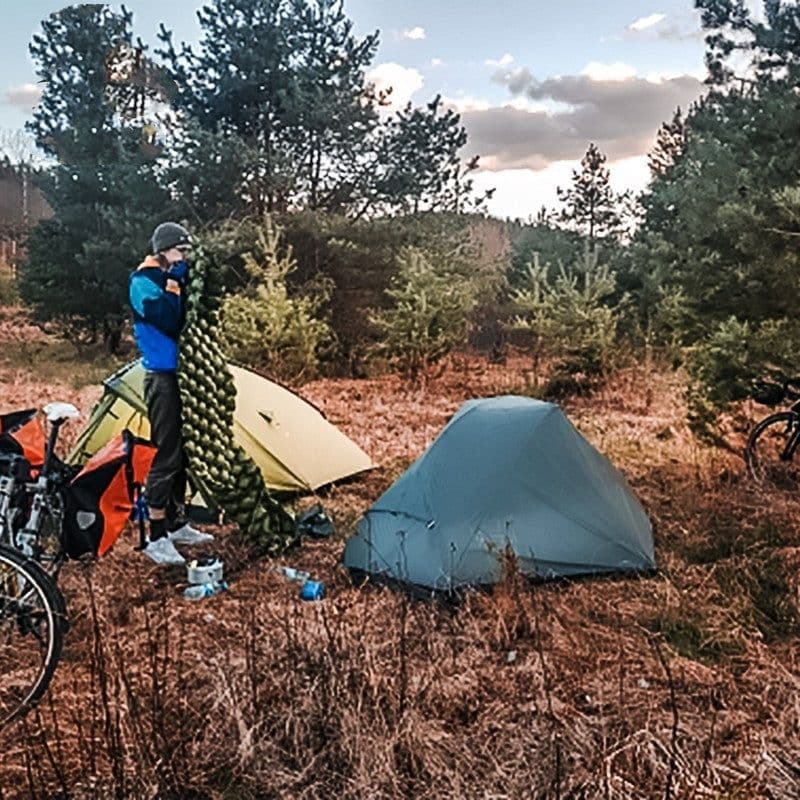 image-Single 15D Silicone Coated Nylon Outdoor Camping Tent