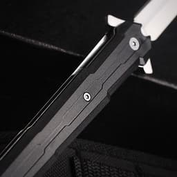 image-Outdoor portable folding knife with plastic handle