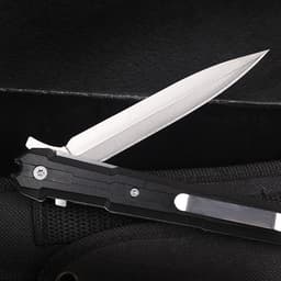 image-Outdoor portable folding knife with plastic handle
