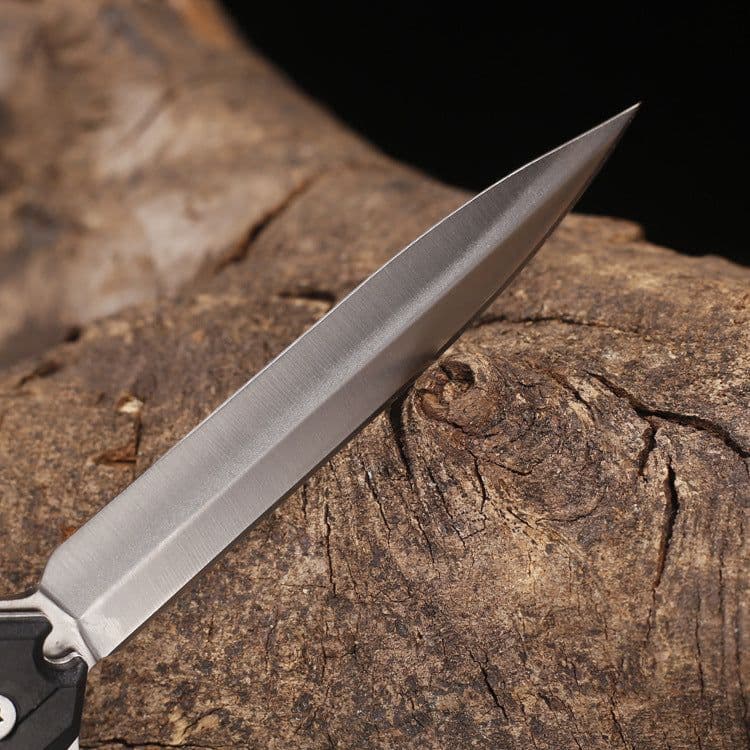 image-Outdoor portable folding knife with plastic handle