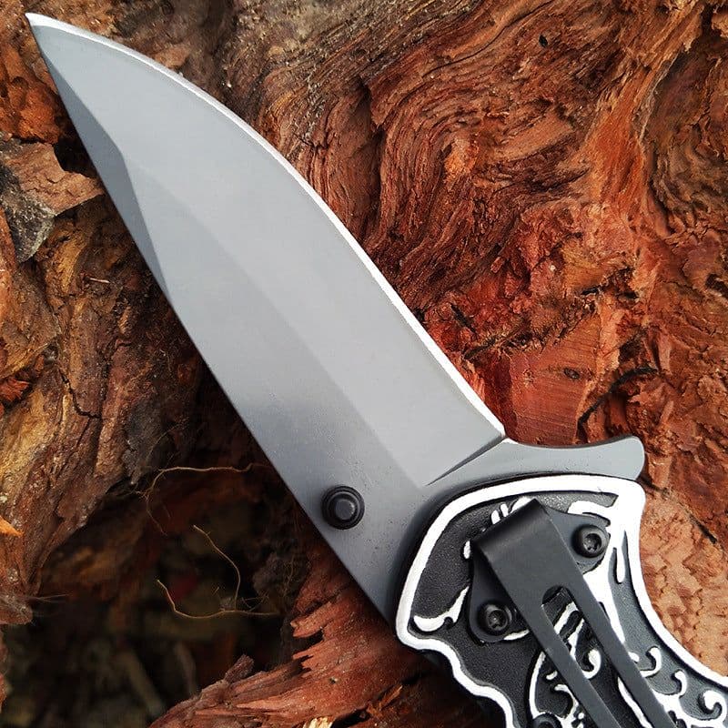 image-Outdoor Tool High Hardness Self-defense Folding Knife