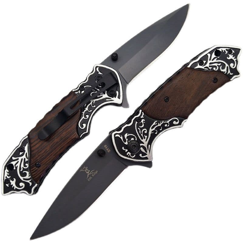 image-Outdoor Tool High Hardness Self-defense Folding Knife