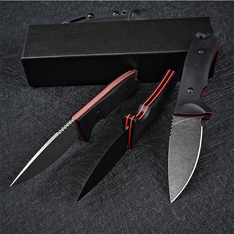 image-Outdoor Self-defense Survival Small Straight Knife
