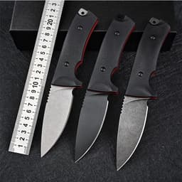 image-Outdoor Self-defense Survival Small Straight Knife