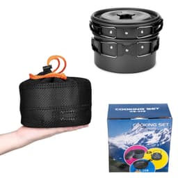 image-Camping Cooker Outdoor Teapot Combination Picnic Pot Set