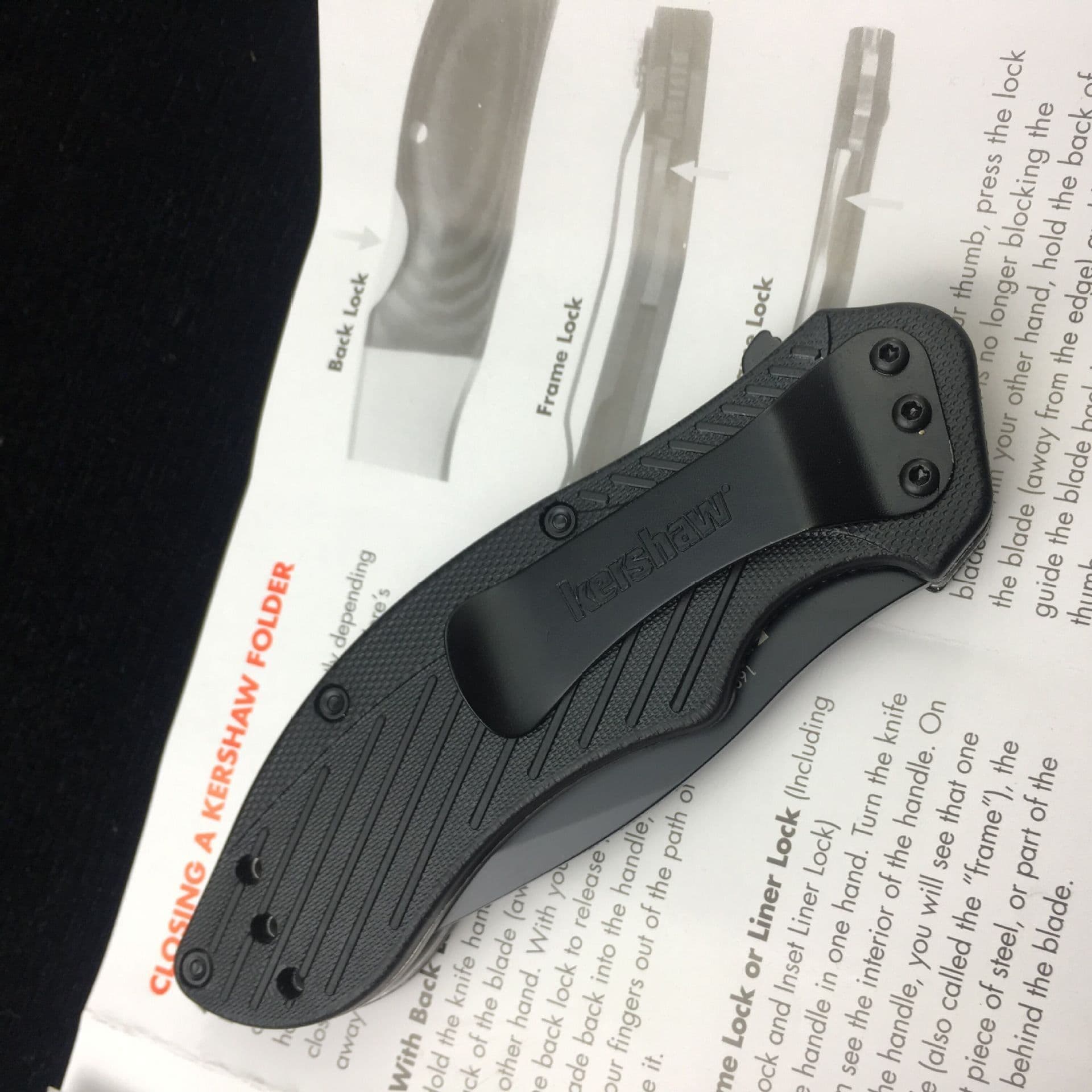 image-High Hardness 8CR13MOV Outdoor Survival Folding Knife