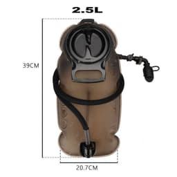 image-TPU Outdoor Drinking Bag Water Capsule Inner Bladder Riding Mountaineering Portable Folding