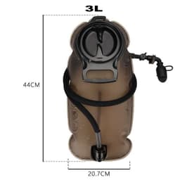 image-TPU Outdoor Drinking Bag Water Capsule Inner Bladder Riding Mountaineering Portable Folding