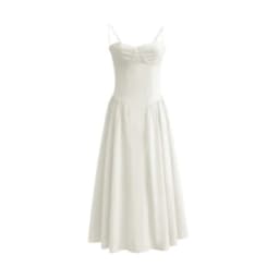 image-Suspender Dress Summer Elegant Low-cut Slim Backless Sling Dress For Women Clothing Party Evening