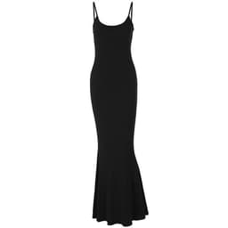 image-Spaghetti Strap Long Dress Women Sexy Slim Skinny Bodycon Party Club Suspender Casual Street Dresses