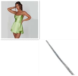 image-Sexy Suspender Skirt For Women Elegant Slim Strap Satin Backless Lace Up A-Line Short Dress Lady