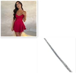 image-Sexy Suspender Skirt For Women Elegant Slim Strap Satin Backless Lace Up A-Line Short Dress Lady