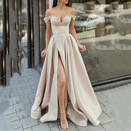 image-Women's Clothing Multi-color Tube Top V-neck Backless Large Swing Split Sleeveless Dress
