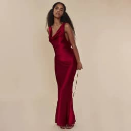 image-Women's Clothing Banquet Style Evening Lace Up Long Dress