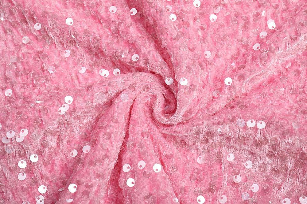 image-Women's Off-shoulder Slimming Sequins Backless Bow Split Tight Long Dress