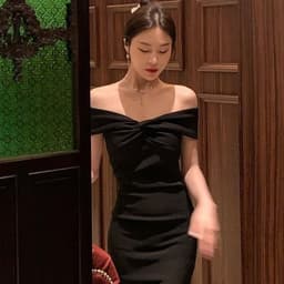 image-French Style Slim Fit Socialite Elegant Evening Dress Skirt Female Early Spring And Summer