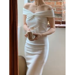 image-French Style Slim Fit Socialite Elegant Evening Dress Skirt Female Early Spring And Summer