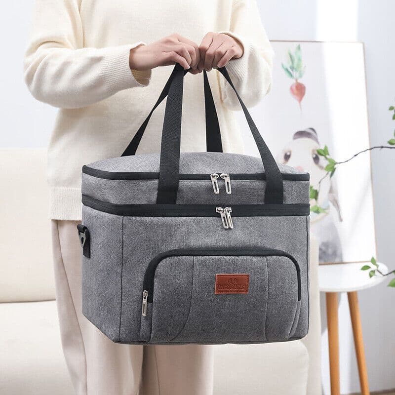image-24L Insulated Cooling Picnic Travel Camping Cooler Bag Lunch Foods Ice Drink UK