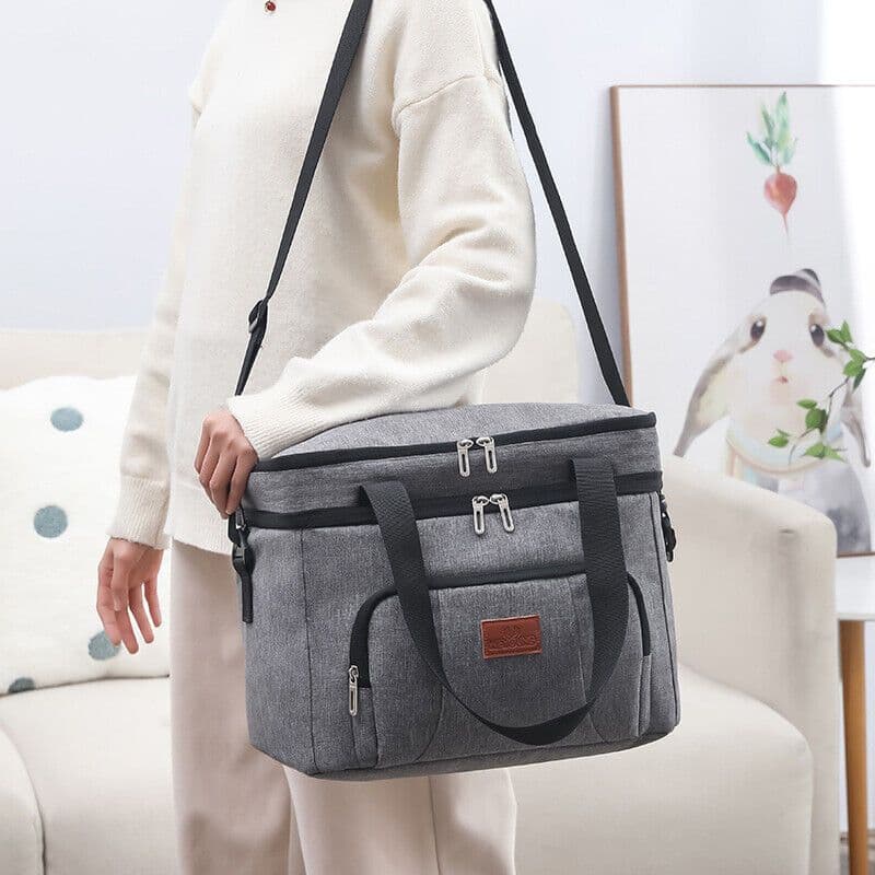 image-24L Insulated Cooling Picnic Travel Camping Cooler Bag Lunch Foods Ice Drink UK