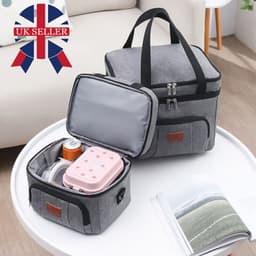 image-24L Insulated Cooling Picnic Travel Camping Cooler Bag Lunch Foods Ice Drink UK