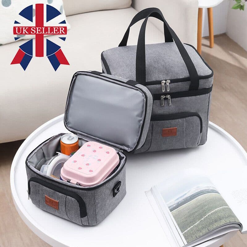 image-24L Insulated Cooling Picnic Travel Camping Cooler Bag Lunch Foods Ice Drink UK