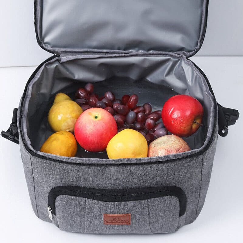 image-24L Insulated Cooling Picnic Travel Camping Cooler Bag Lunch Foods Ice Drink UK