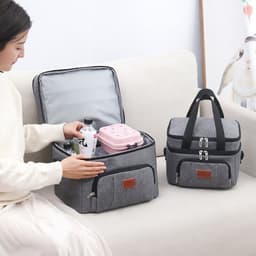 image-24L Insulated Cooling Picnic Travel Camping Cooler Bag Lunch Foods Ice Drink UK