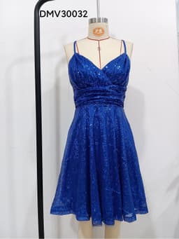 image-Autumn And Winter New Women's Sexy Gorgeous Sequined Dress Pleated Cross Strap Vacation Style Dress
