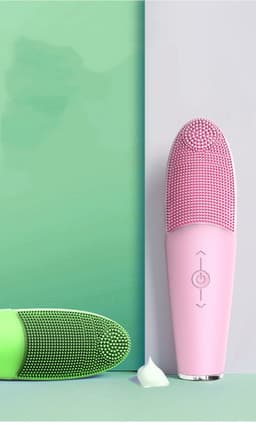image-Face-Washing-Machine Vibration Facial-Cleansing-Brush Ultrasonic Skin-Care Silicone Waterproof