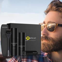 image-BELLEZON Beard Care Kit Nourishing And Care Hair And Beard Kit From Stock