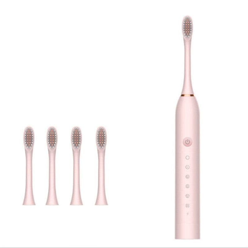 image-Smart Vibration Soft Bristle Rechargeable Toothbrush
