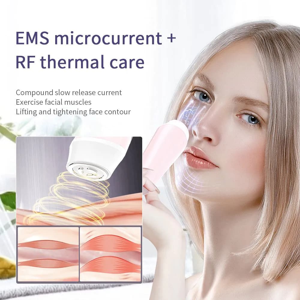 image-RF Lifting Facial Mesotherapy Skin Tightening Rejuvenation Radio Frequency Beauty Instrument