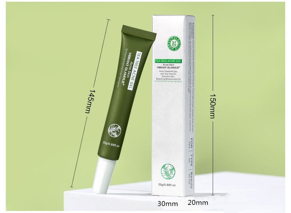 image-Tea Tree Acne Acne Gel 25G Acne Balancing Water And Oil To Fade Scars And Spots
