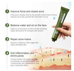 image-Tea Tree Acne Acne Gel 25G Acne Balancing Water And Oil To Fade Scars And Spots