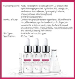 image-Vibrant Glamour Peptide Collagen Facial Serum To Tighten And Reduce Fine Lines