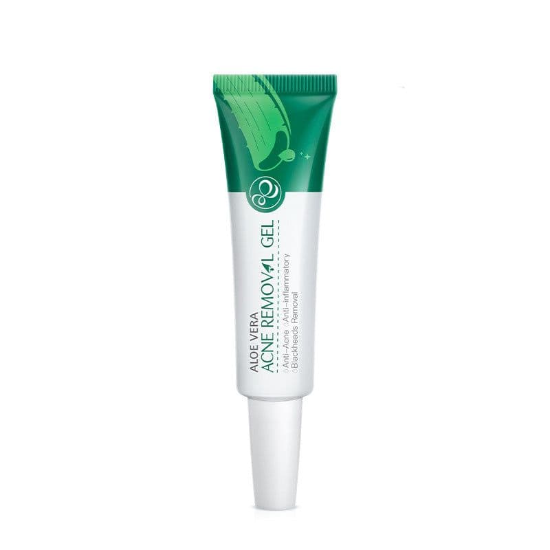 image-Aloe Acne Treatment Gel Face Cream Serum Anti Acne Scar Cream Shrink Pores Moisturizing Oil Control Soothing Skin Care