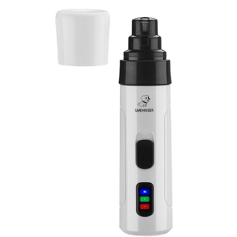 image-Pet Nail Polisher Electric Manicure Usb Charging Nail Clippers Cat Teddy Nail Scissors Cleaning Supplies