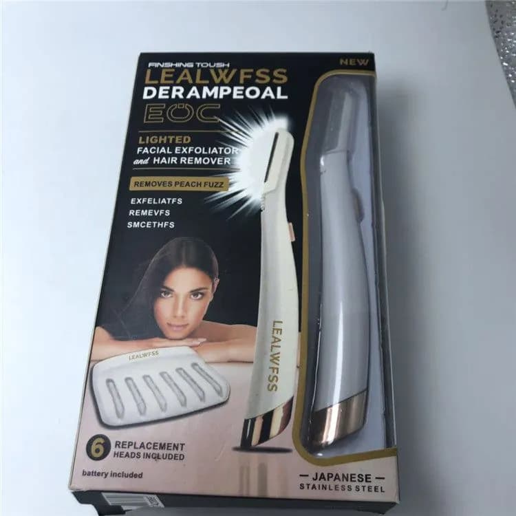 image-Ladies Face Epilator Luminous Shaving Eyebrow Cutter