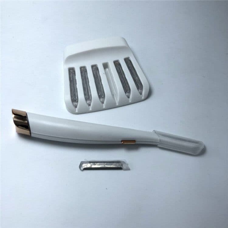 image-Ladies Face Epilator Luminous Shaving Eyebrow Cutter