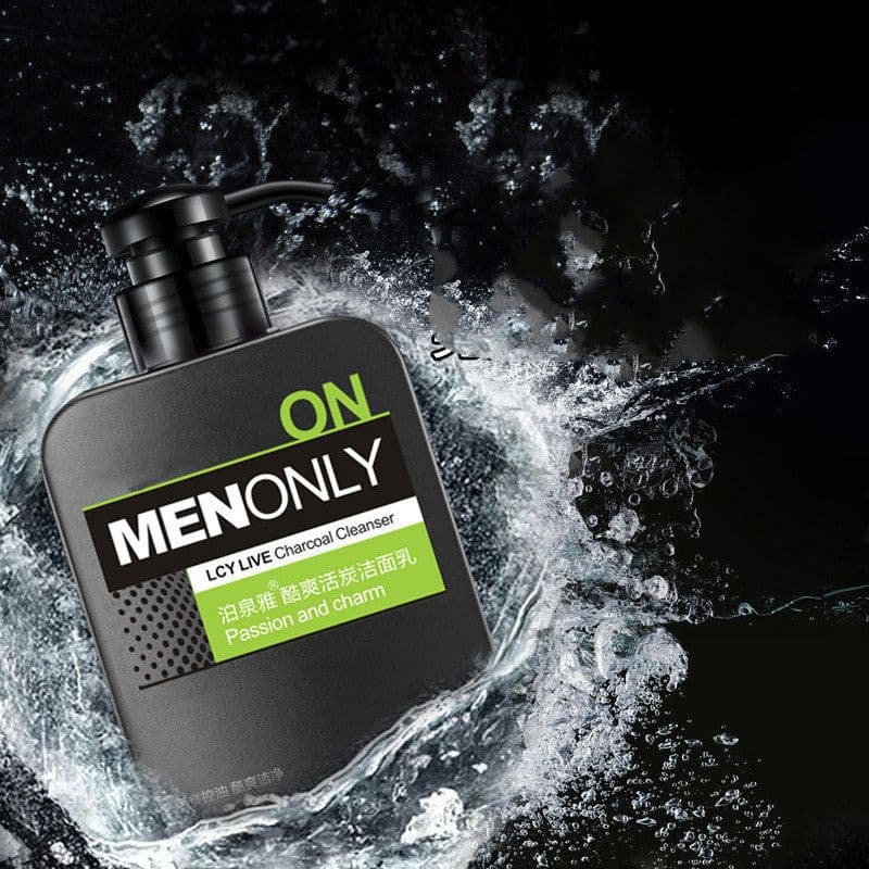 image-Poquan Ya Cool Cool Charcoal Men'S Cleanser, Oil Control Cleanser, Deep Cleansing, Men'S Cleanser, Skin Care