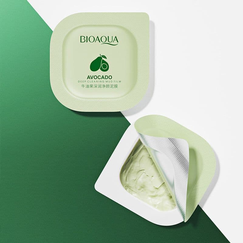image-Korea Mud Mask Avocado Student Party Seaweed Mask Moisturizing Whitening Cleansing Pores