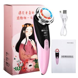 image-Facial Lift Massage Red Micro Current Electric Skin Rejuvenation Cleansing