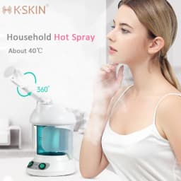 image-Portable Vapour Ozone Vaporizador Facial Steamer Face Care Skin Relax Moisturizer Beauty Aroma Herbal Steaming Face Spa Device