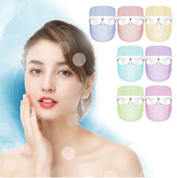 image-7 Color LED Mask Red Light Therapy Skin Rejuvenation Massager Beauty Home Skin Face Whitening Anti Aging SPA Device
