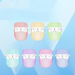 image-7 Color LED Mask Red Light Therapy Skin Rejuvenation Massager Beauty Home Skin Face Whitening Anti Aging SPA Device