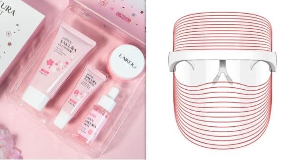 image-7 Color LED Mask Red Light Therapy Skin Rejuvenation Massager Beauty Home Skin Face Whitening Anti Aging SPA Device