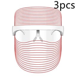 image-7 Color LED Mask Red Light Therapy Skin Rejuvenation Massager Beauty Home Skin Face Whitening Anti Aging SPA Device