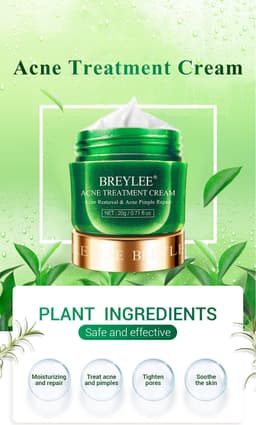 image-BREYLEE Tea Tree Acne Cream Moisturizing Acne Scars Scar Cream